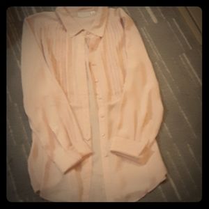 Joan Rivers pretty pink button up